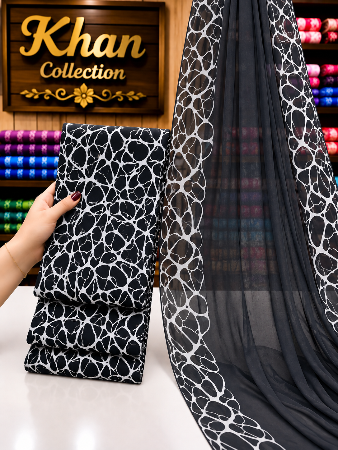 Winter Digital Printed Linen 3Pc With Bamber Chiffon Duppta