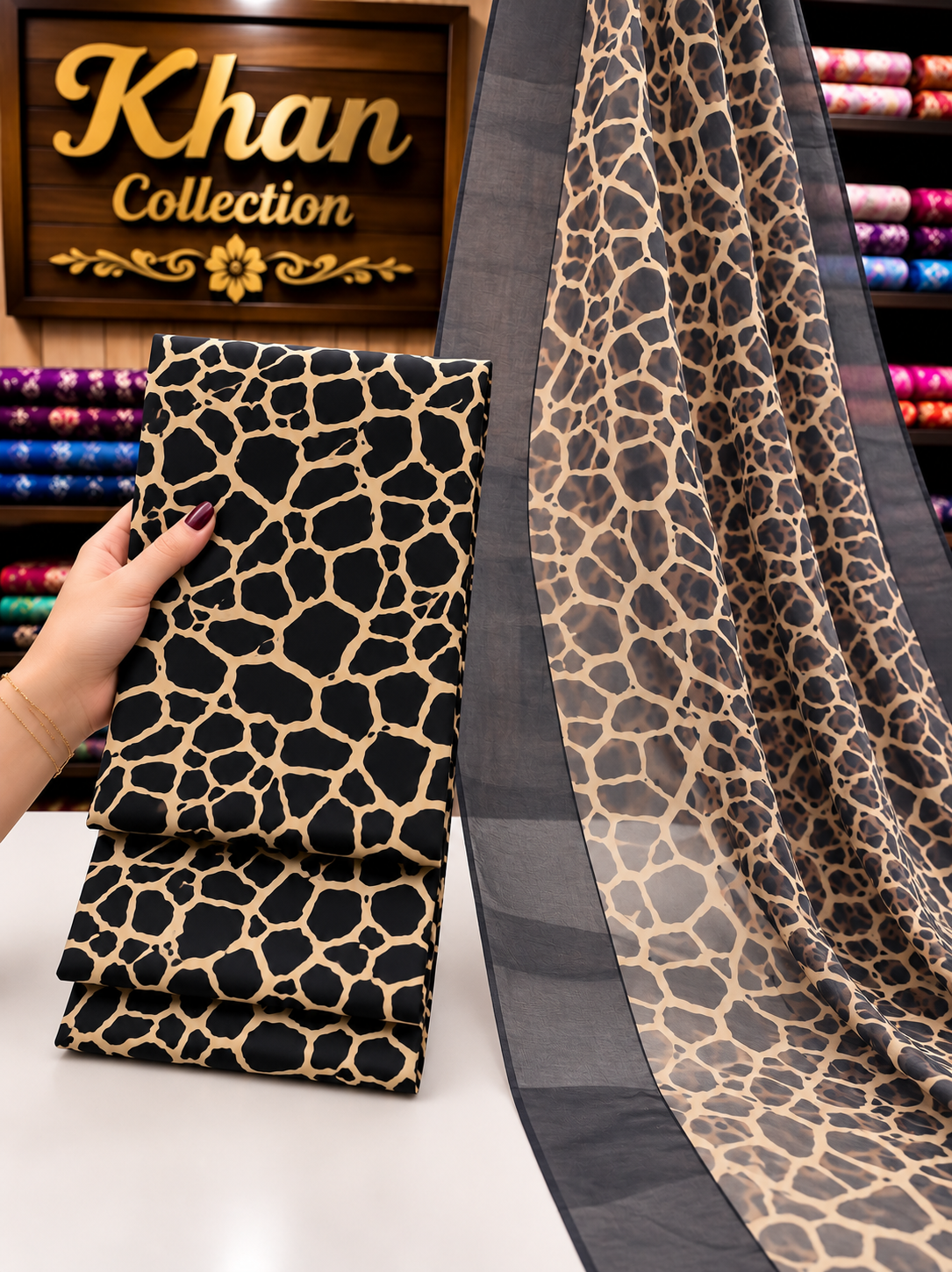 Winter Digital Printed Linen 3Pc With Bamber Chiffon Duppta