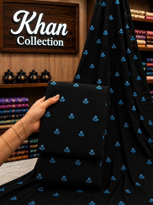 Digital Printed Linen 3Pc With Bamber Chiffon Dupata