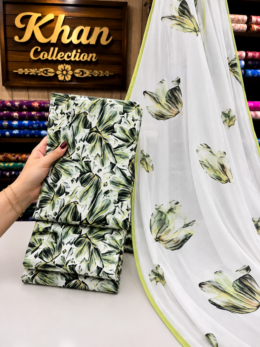 Winter Digital Printed Linen 3Pc With Bamber Chiffon Duppta