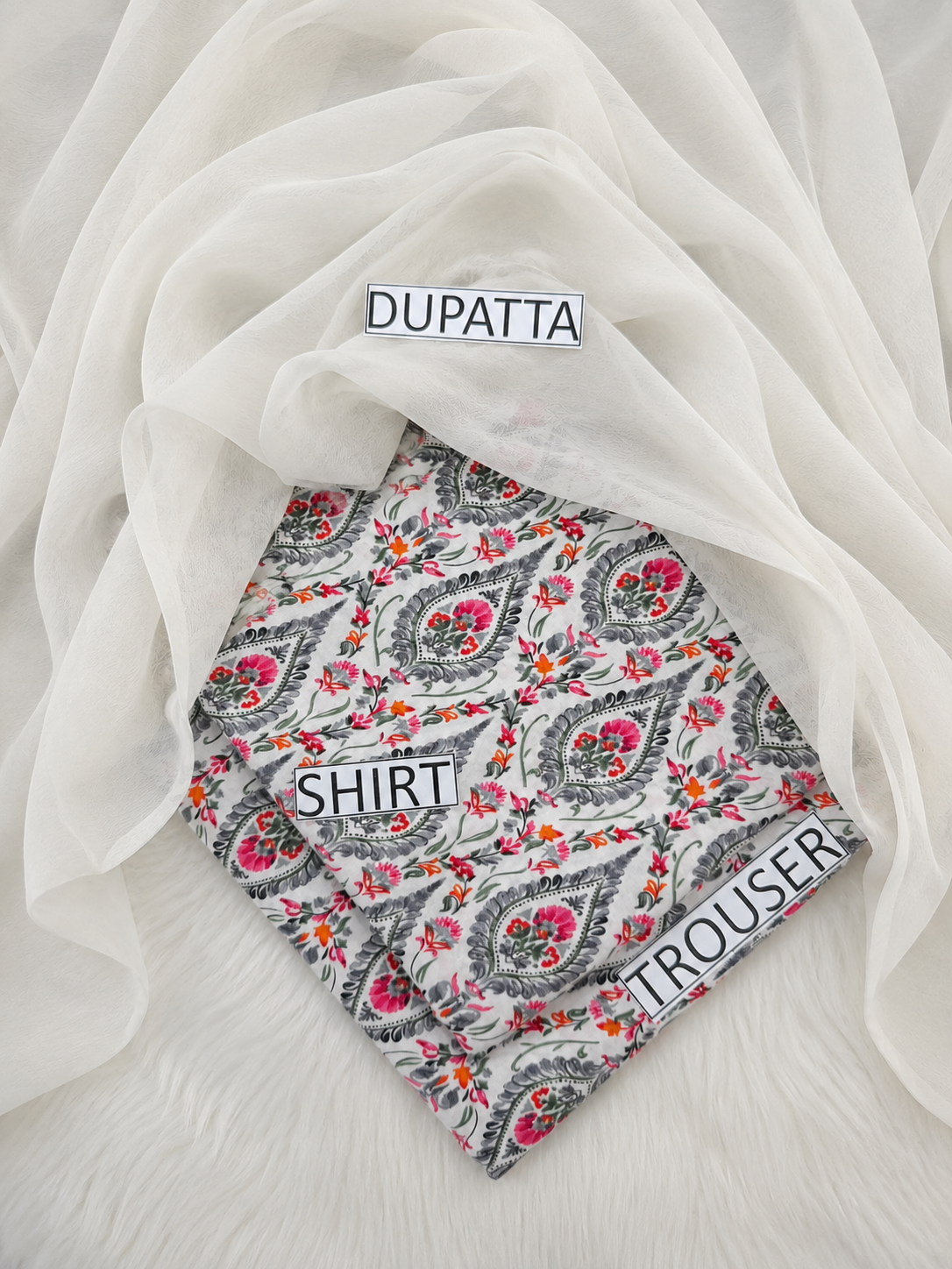 DORIYA LAWN PRINTED 3PC T-006