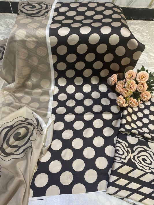 DIGITAL PRINT PREMIUM  SILK 3PC UNSTITCHED