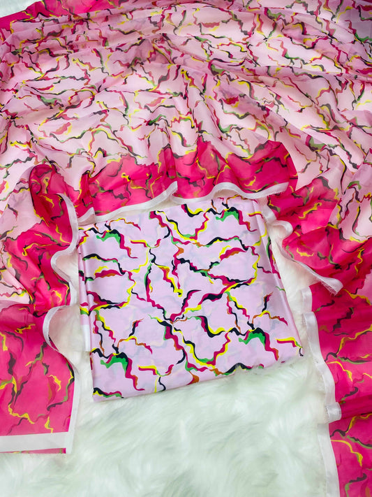 DIGITAL PRINT PREMIUM  SILK 3PC UNSTITCHED