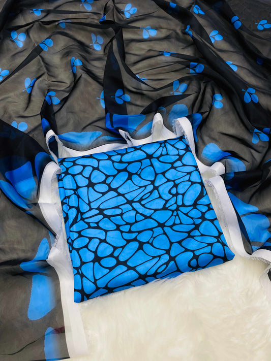 DIGITAL PRINT PREMIUM  SILK 3PC UNSTITCHED