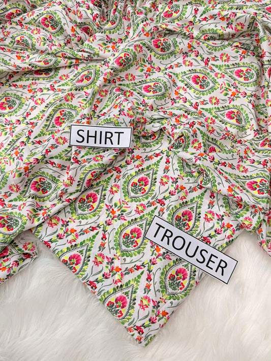 DORIYA LAWN PRINTED 2PC D-099