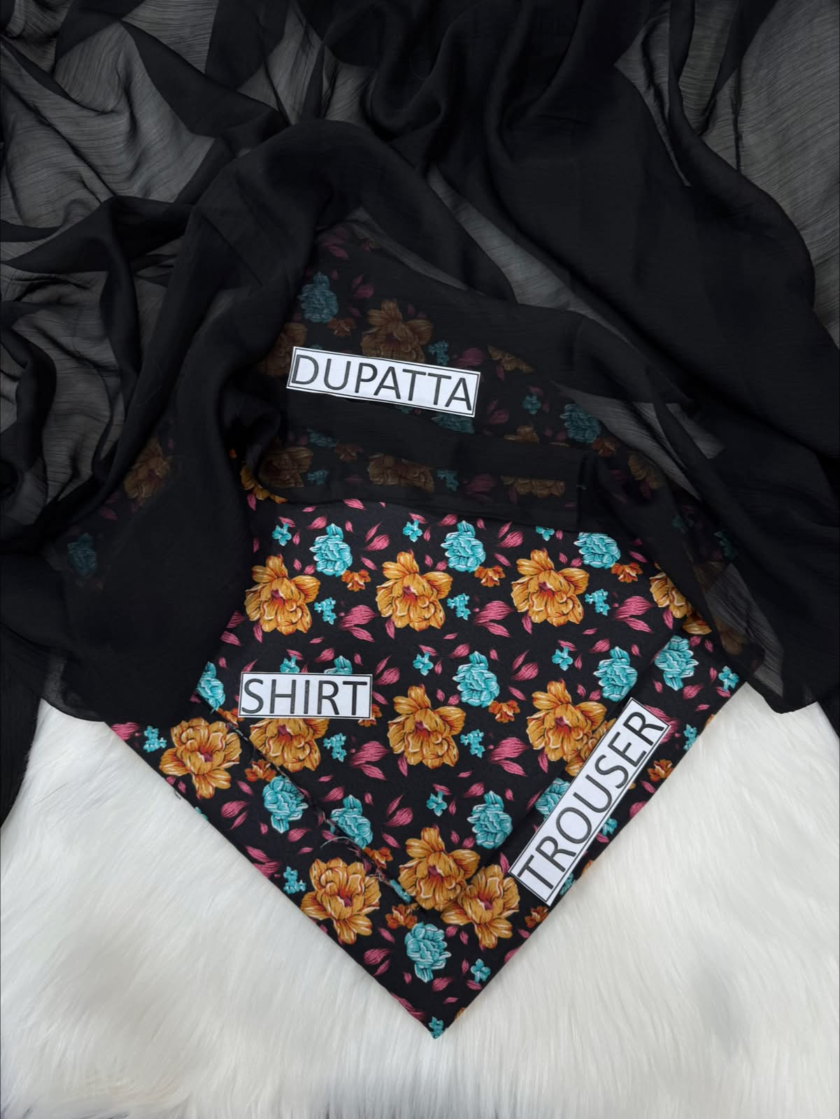 DORIYA LAWN PRINTED 3PC T-003