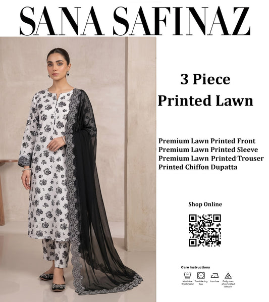 DORIYA LAWN PRINTED 3PC T-009