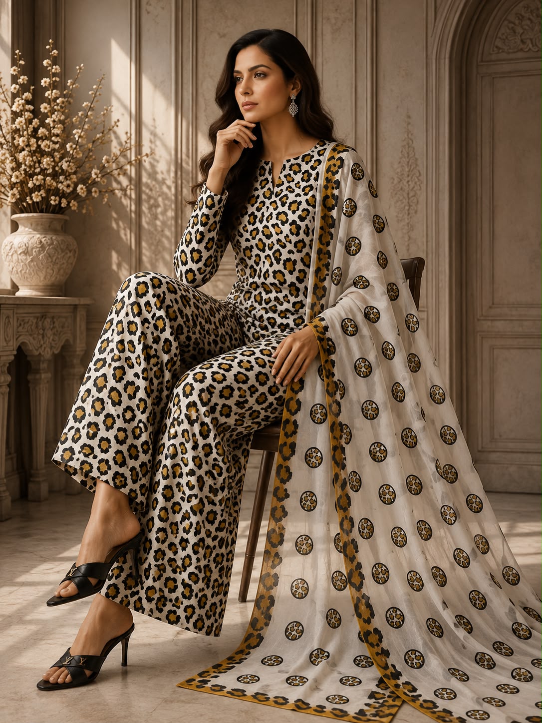 Premium Lawn 3pc With Bamber Dupatta